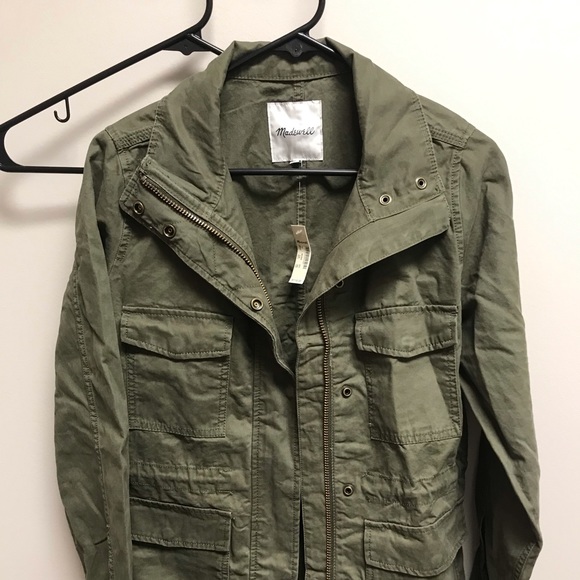 madewell surplus jacket foliage green